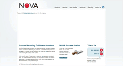 Desktop Screenshot of novamktg.com